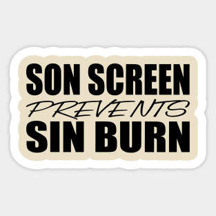 Son Screen - Edgewood Church Shirts Sticker